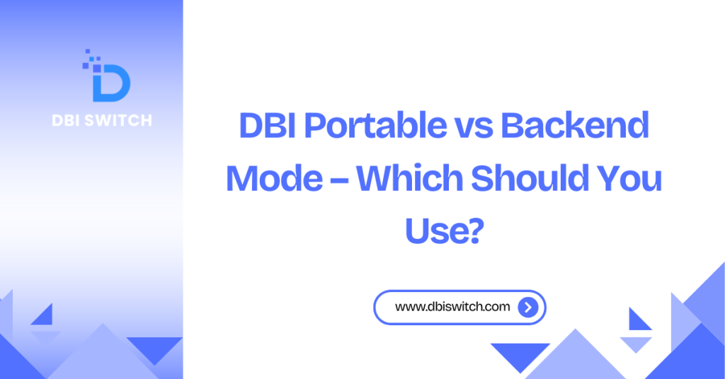 dbi portable vs backend mode