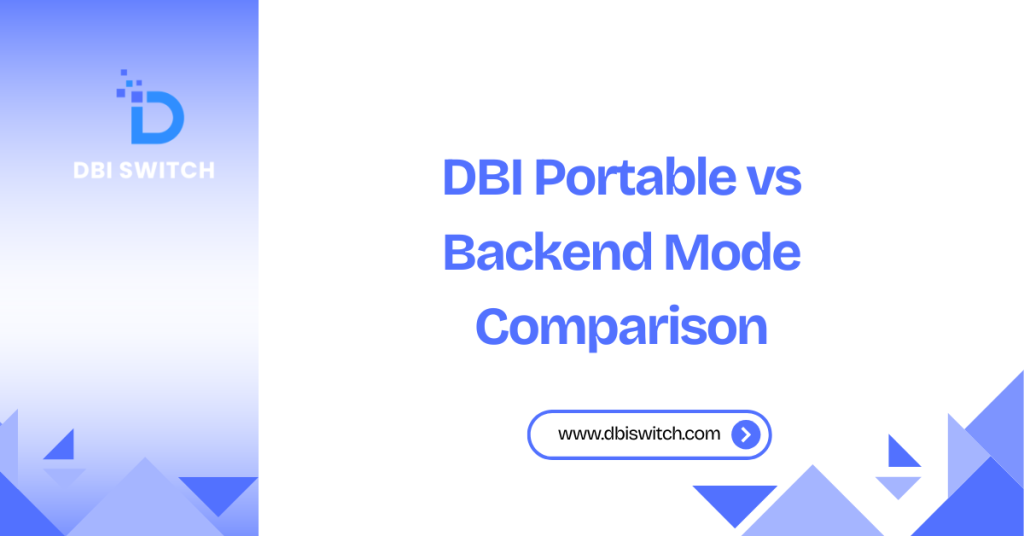 dbi portable vs backend mode comparison