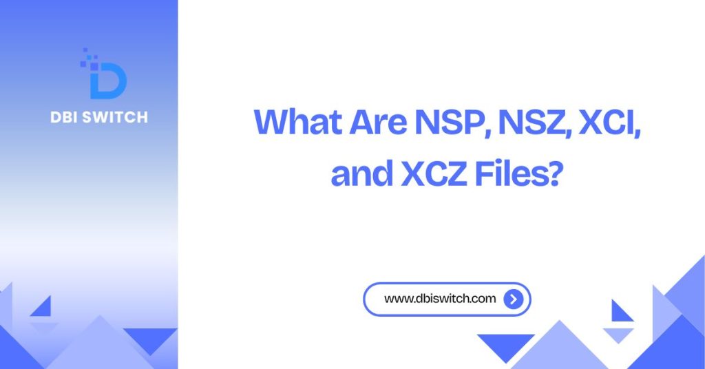 what are ns, nsz, xcl, and xcz files