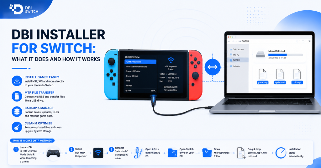 dbi installer for switch what it does and how it works