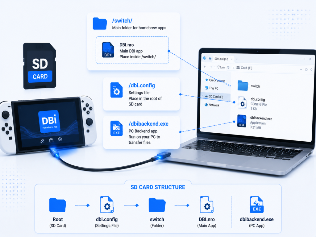 sd card and file layout